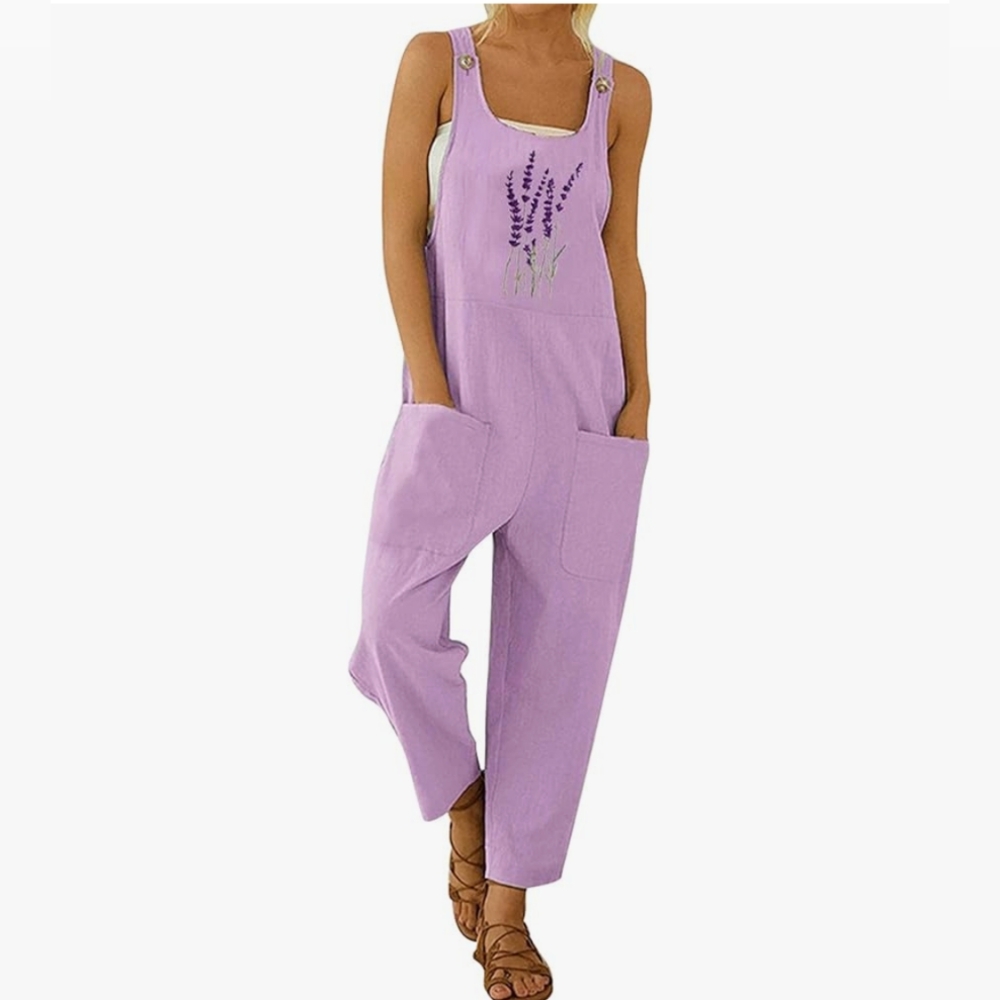 Lavender overalls XL